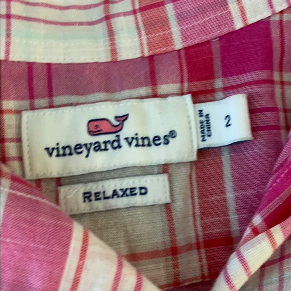 Vineyard Vines Resort Plaid Relaxed Button Down - Picture 6 of 8